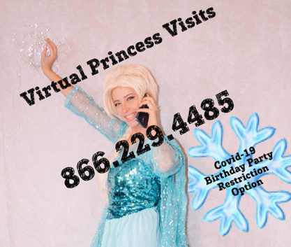 ZOOM Princess Parties, Virtual Princess Party