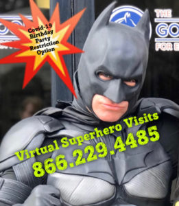 Virtual Superhero Parties, Superhero ZOOM Party