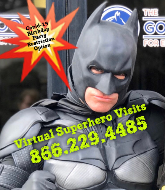 Virtual Superhero Parties, Superhero ZOOM Party
